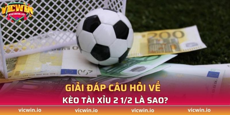 Giải đáp câu hỏi cho người mới về kèo Tài Xỉu 2 1/2 là sao?