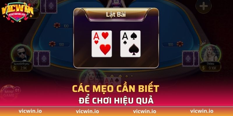 Các mẹo cần biết để chơi hiệu quả