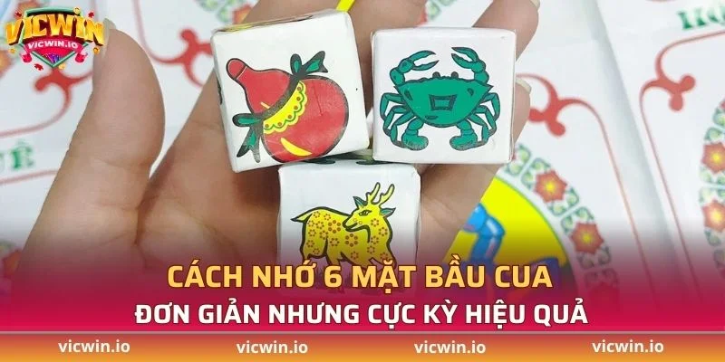 Cách nhớ 6 mặt bầu cua đơn giản nhưng cực kỳ hiệu quả