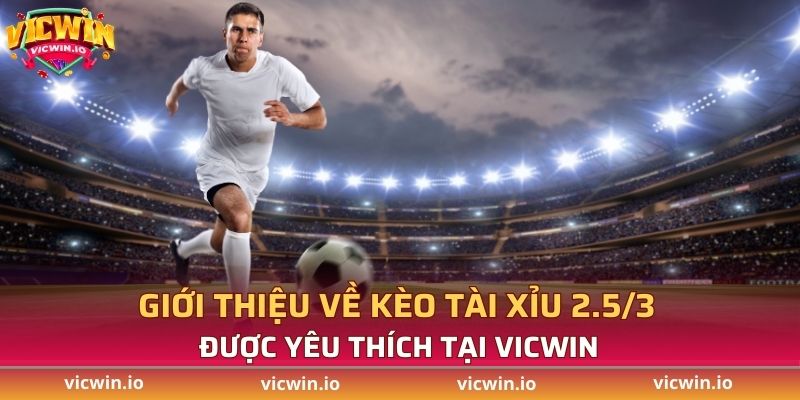 Giới thiệu về kèo Tài Xỉu 2.5/3 tại VICWIN