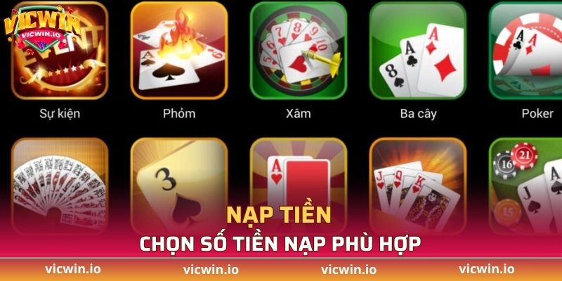 Thực hiện phương thức nạp số dư