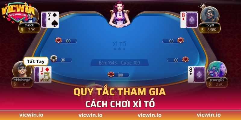 Quy tắc tham gia cách chơi xì tố cần biết