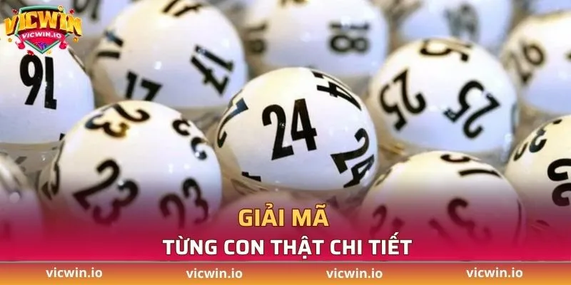 Giải mã từng con thật chi tiết