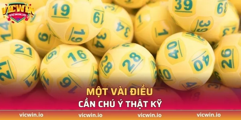 Một vài điều cần chú ý thật kỹ