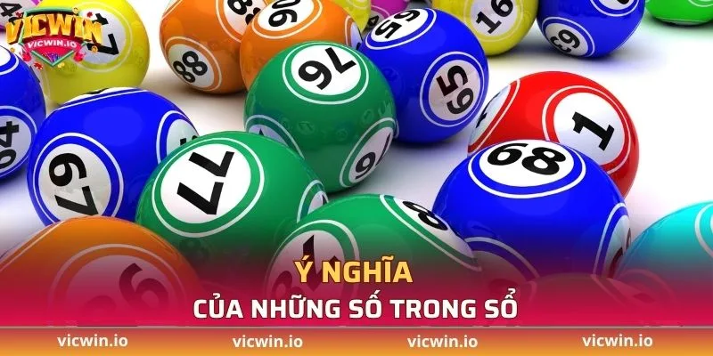 Ý nghĩa của những số trong sổ